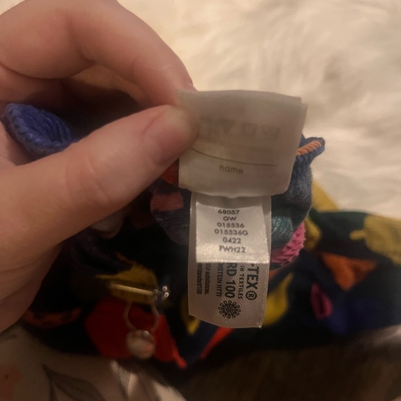 Hanna Anderrson 3/6 month colorful pear overalls - Picture 4 of 5